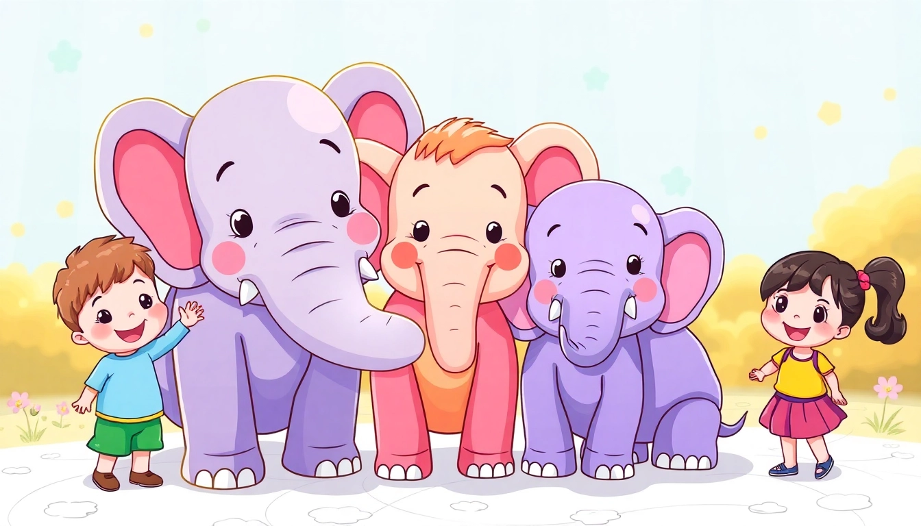 Engage Kids with Free Coloring Pages of Elephants and More Educational Printables